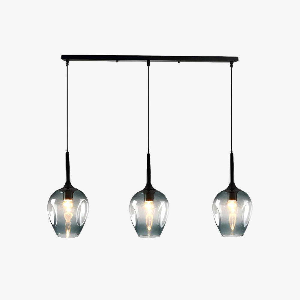Hailie Modern Globe Glass Pendant Light - Dining Room Lighting