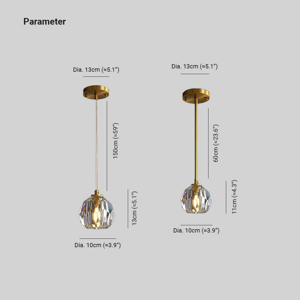 Globe Pendant Light Dimensions - Bedroom Lighting