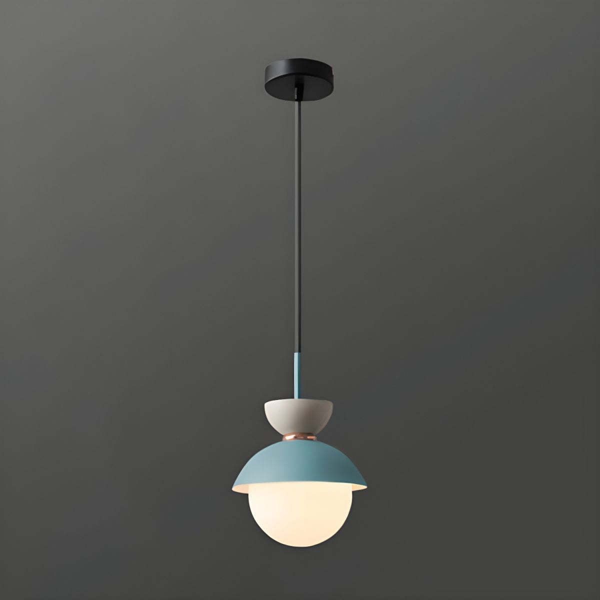 Cairns Nordic Blue Pendant Light for Bedroom