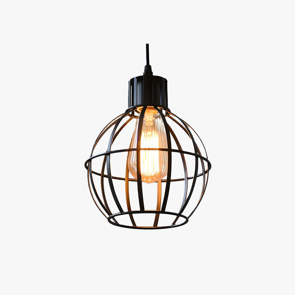 Alessio Metal Cage Pendant Light