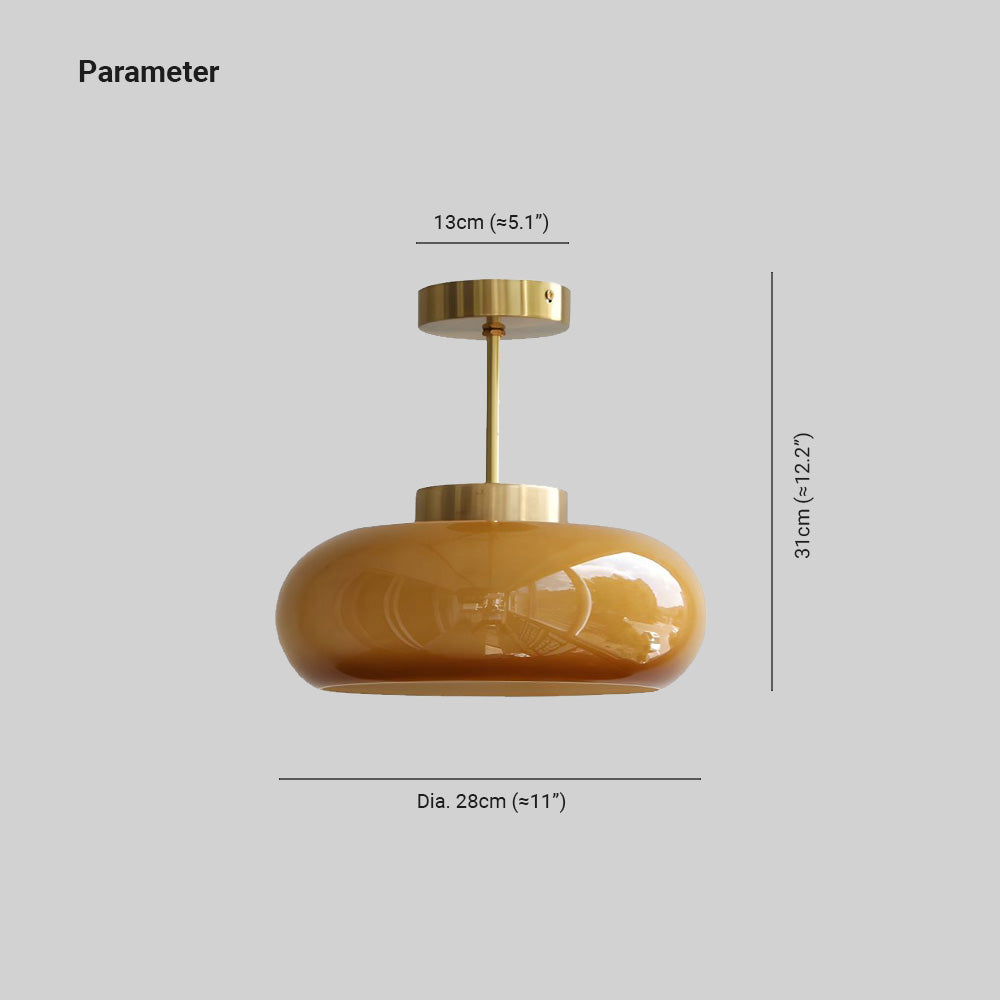 Sanna Modern Ceiling Light Dimensions - 13cm, 28cm, and 31cm