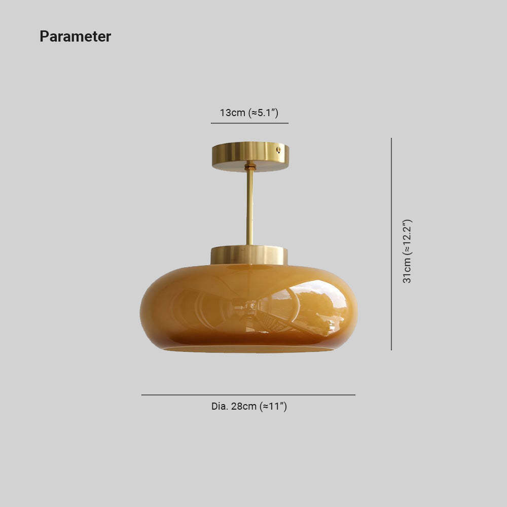 Sanna Modern Ceiling Light Dimensions - 13cm, 28cm, and 31cm