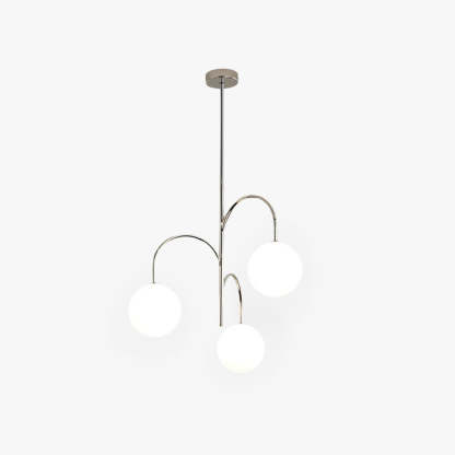 Valentina Bauhaus Chrome Pendant Light