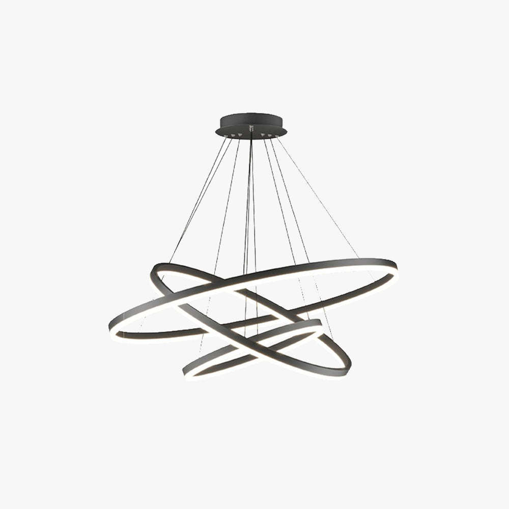 Arisha 3-Rings Modern Pendant Light