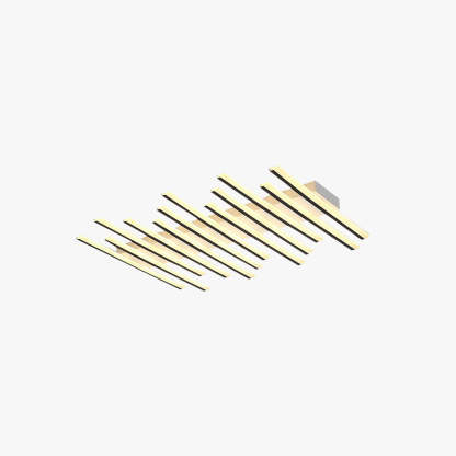 Quinn Linear Modern Metal Ceiling Light