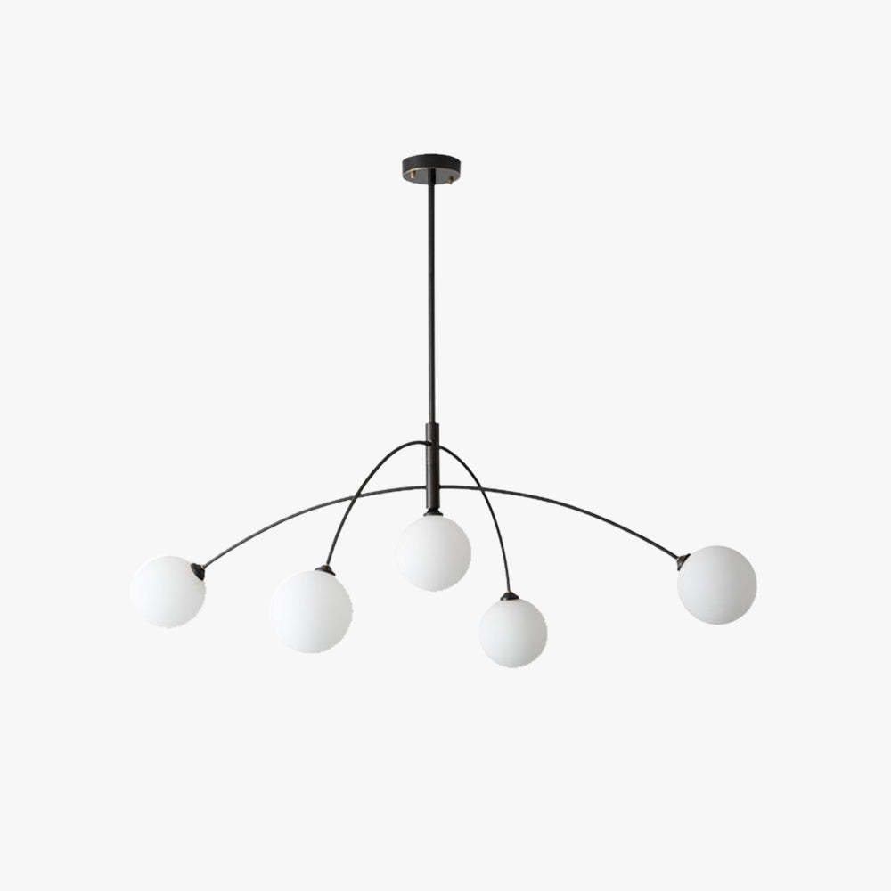 Valentina Pendant Light Globe Modern Metal Glass Bedroom