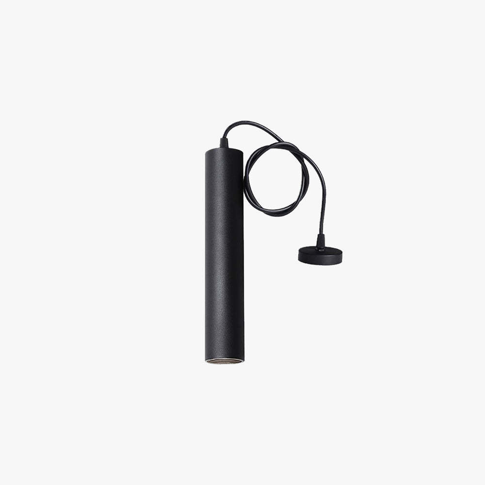 Edge Modern Cylinder Pendant Light Metal Living Room