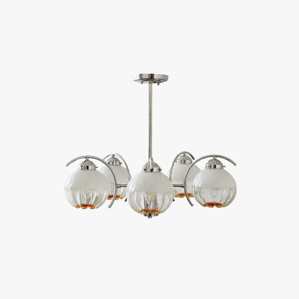 Hailie Pendant Light with glass flower shades