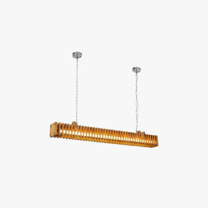 Austin Rectangular Wood Pendant Light