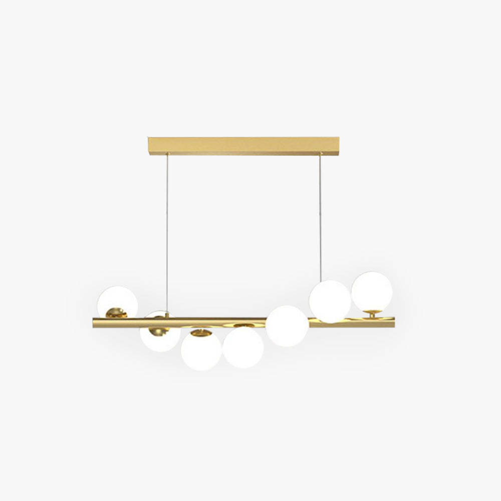 Valentina Nordic Linear LED Gold Pendant Light