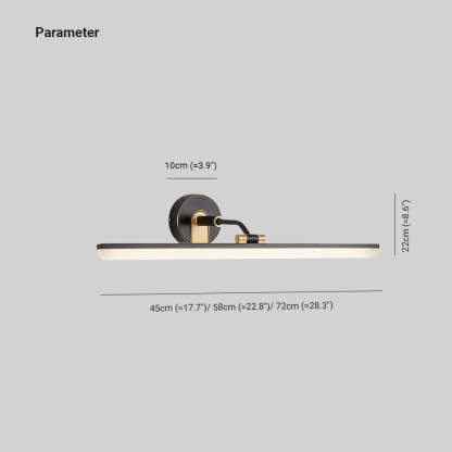 Leigh brass vanity light dimensions for bathroom