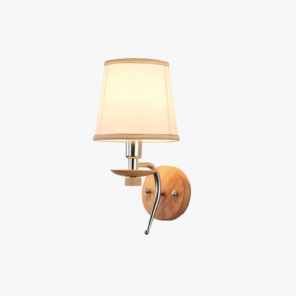 Eryn Modern Geometric Wood Vanity Wall Lamp