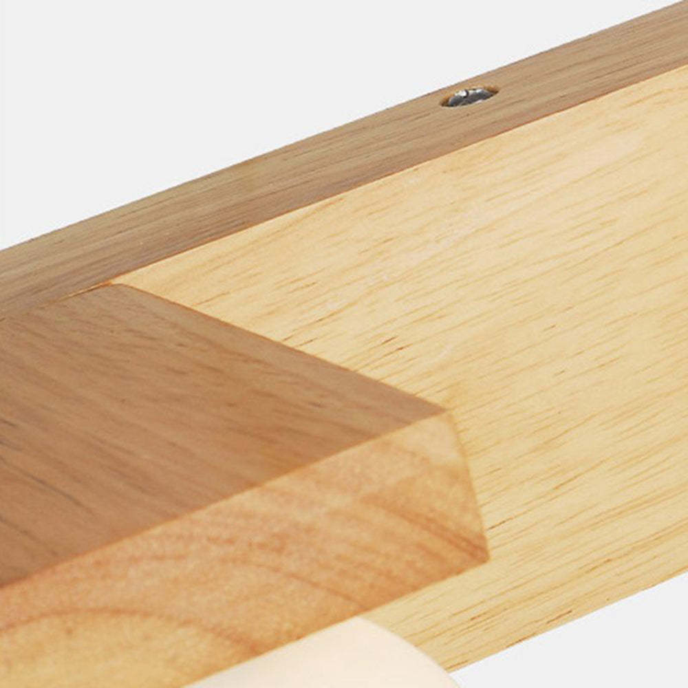 Ozawa wooden wall lamp detail - wood texture