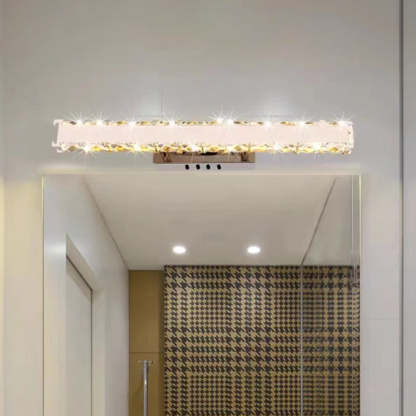 Kristy modern bathroom wall lamp illuminating mirror
