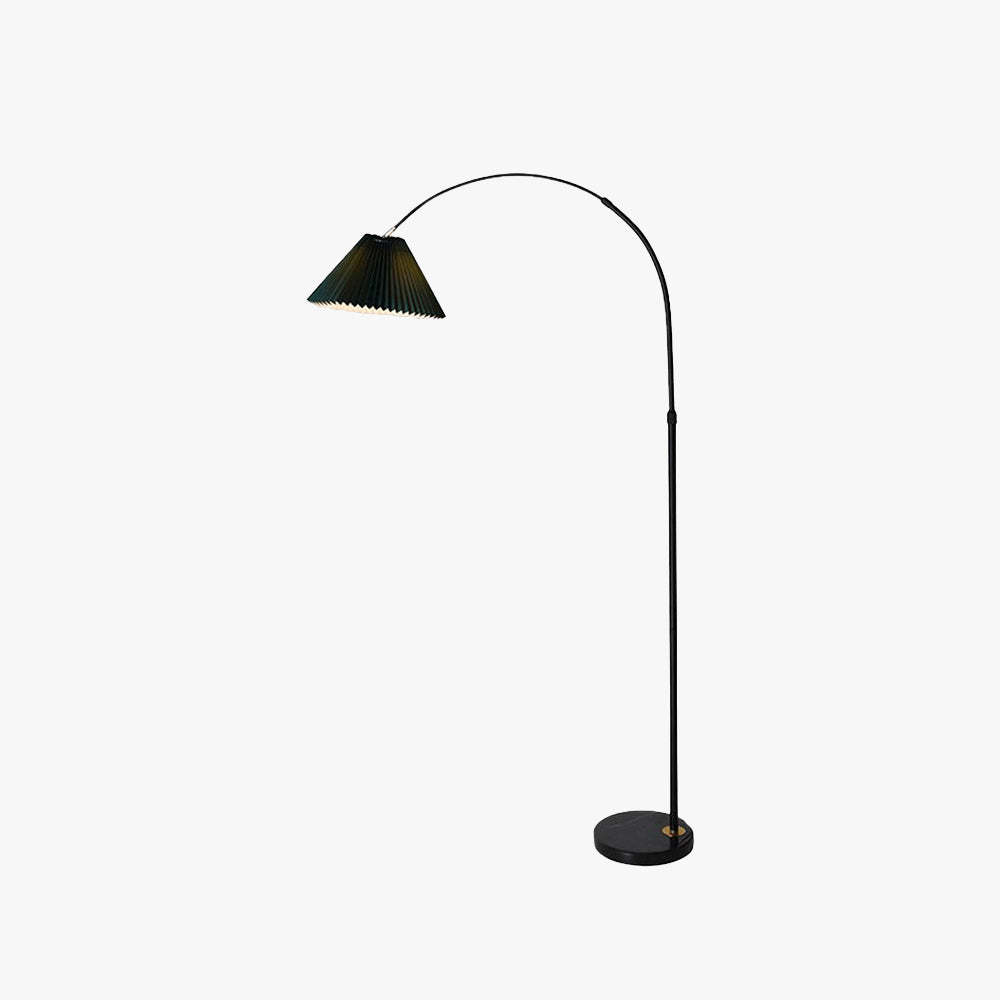Eryn Floor Lamp Pleated Arc Nordic/Modern - Multi-color