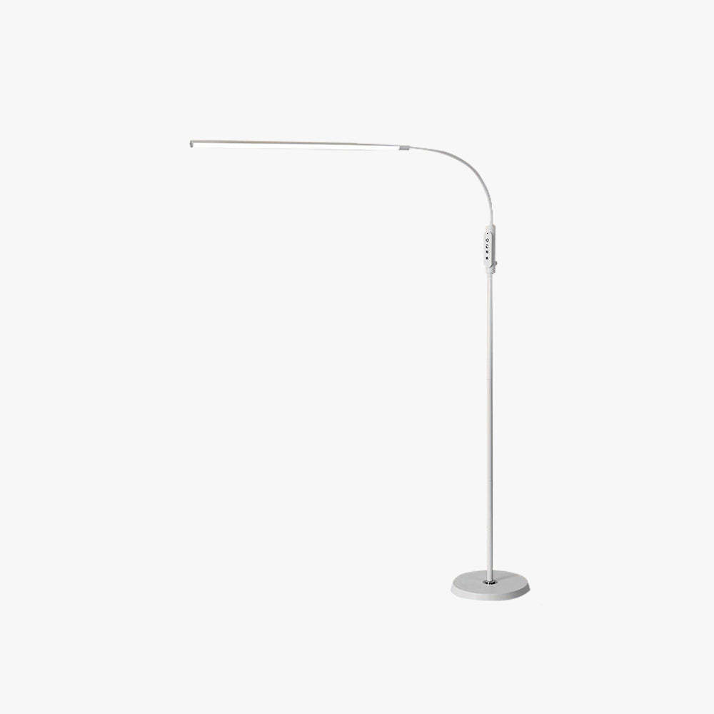 White Eryn Floor Lamp Adjustable Modern Metal Reading Lamp