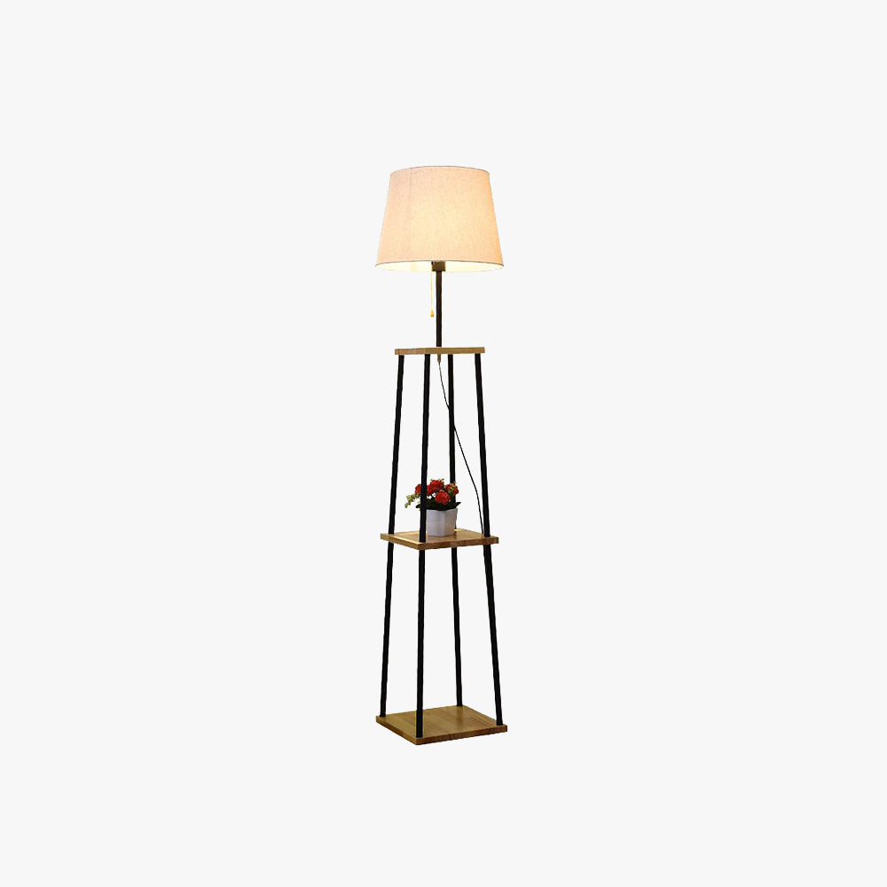 Eryn floor lamp with shelf