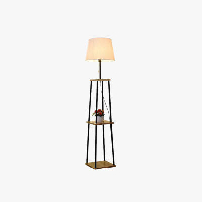 Eryn floor lamp with shelf