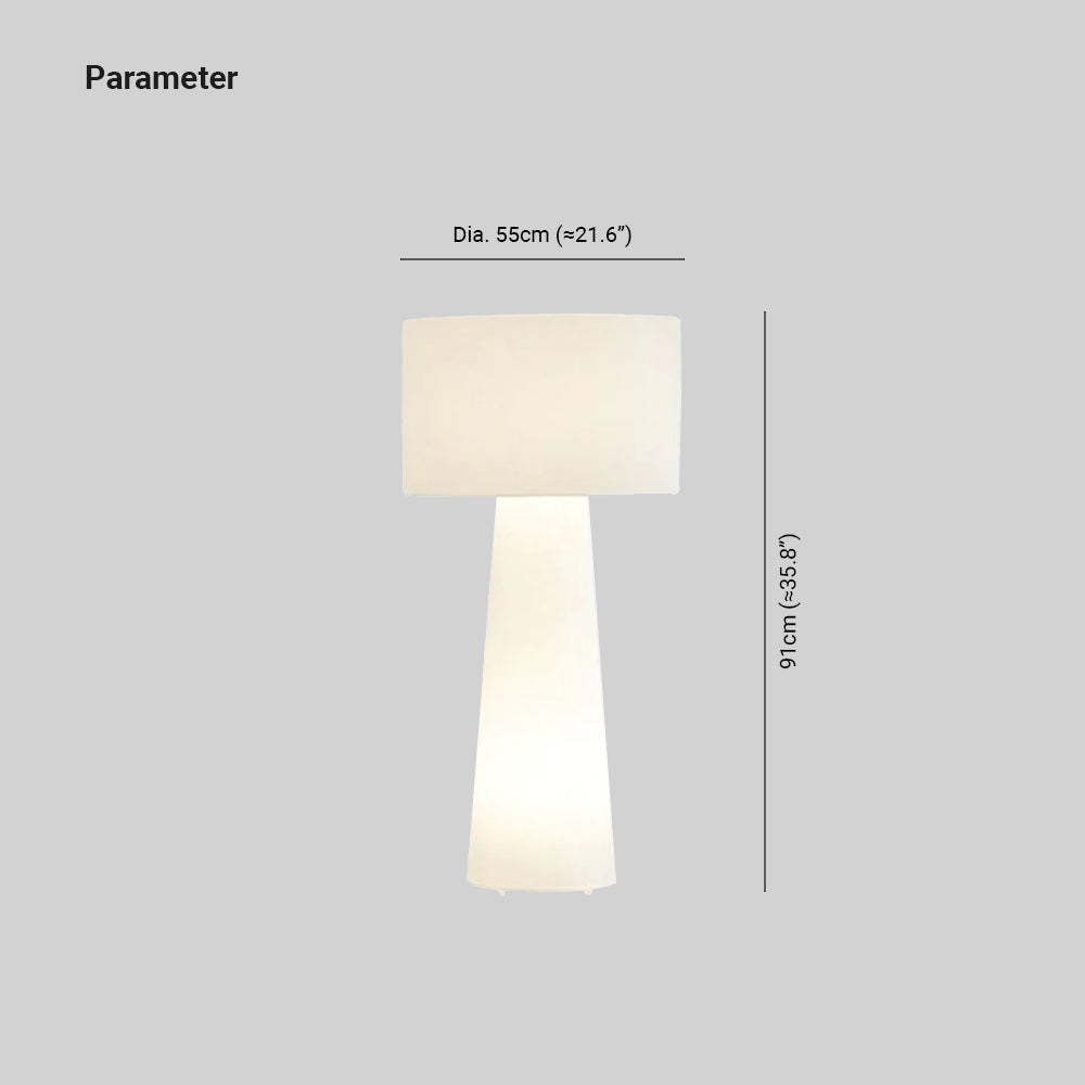 Eryn Floor Lamp Dimensions: 91cm height, 55cm diameter