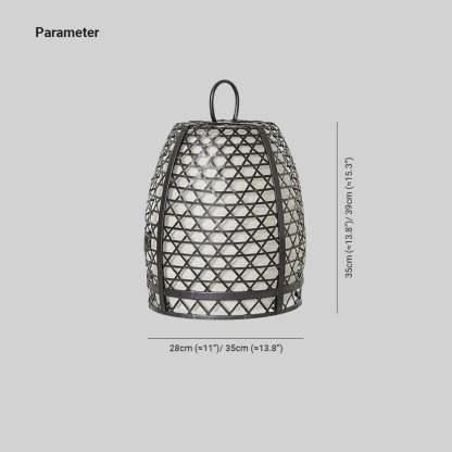 Alessio cage floor lamp dimensions, retro lighting