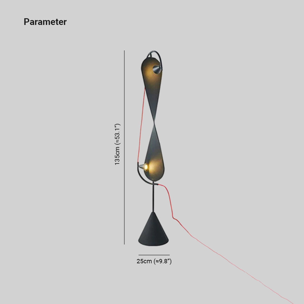 Salgado Floor Lamp Dimensions - Modern Minimalist Lighting