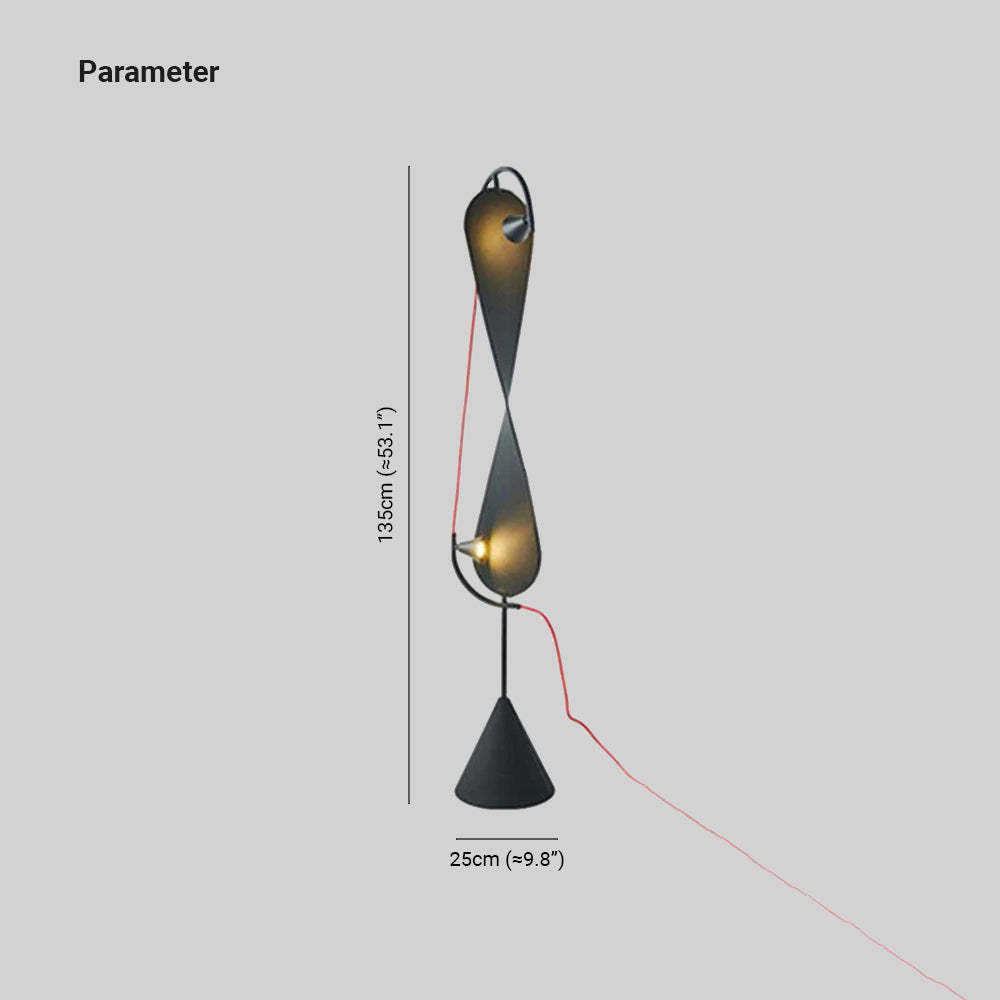 Salgado Floor Lamp Dimensions - Modern Minimalist Lighting