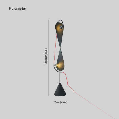 Salgado Floor Lamp Dimensions - Modern Minimalist Lighting