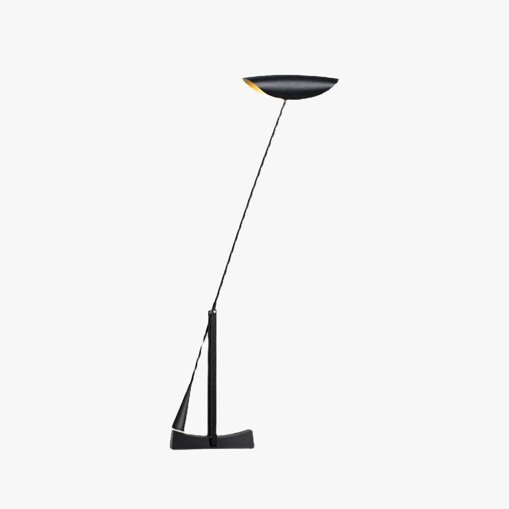 Modern Carins Black Metal Floor Lamp