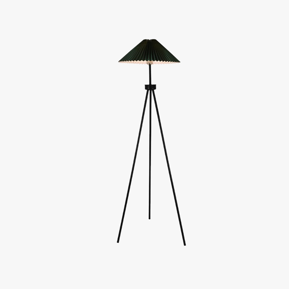 Ozawa Modern Pleated Tripod Floor Lamp
