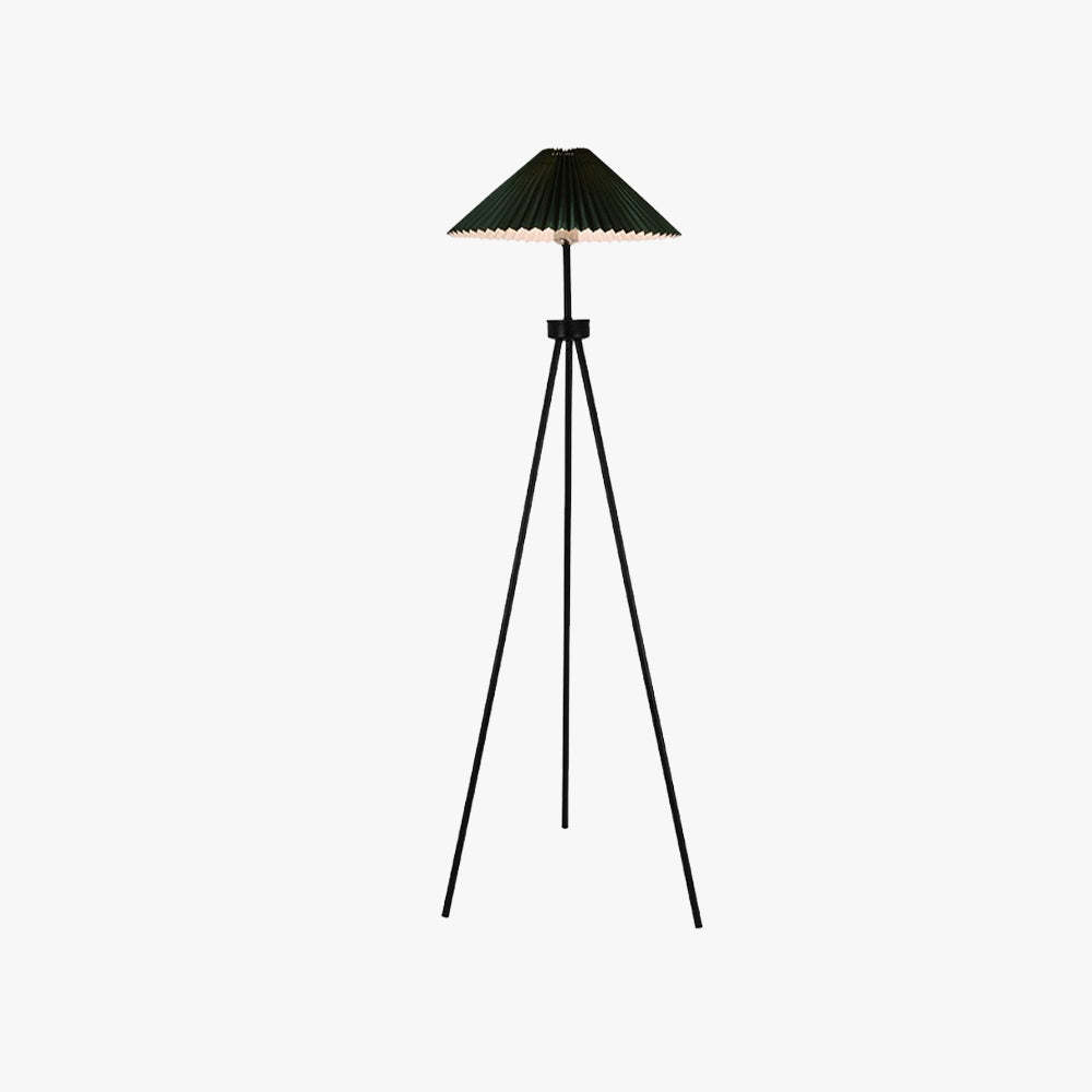 Ozawa Modern Pleated Tripod Floor Lamp