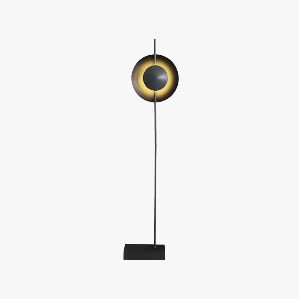 Salgado Industrial Semicircle Metal Floor Lamp, Metal Iron Floor Lamp