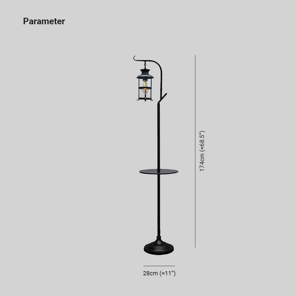 Alessio Lantern Floor Lamp Dimensions