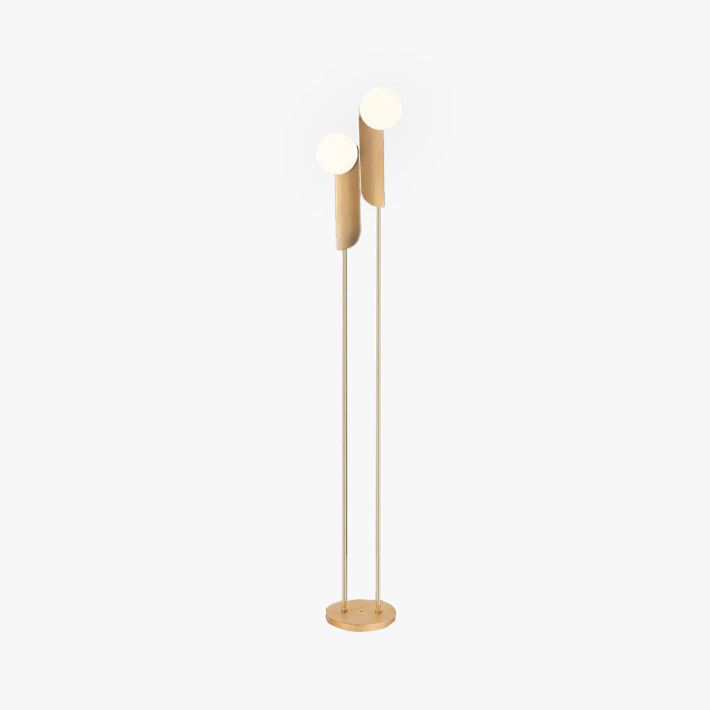 Salgado Minimalist Gold Floor Lamp