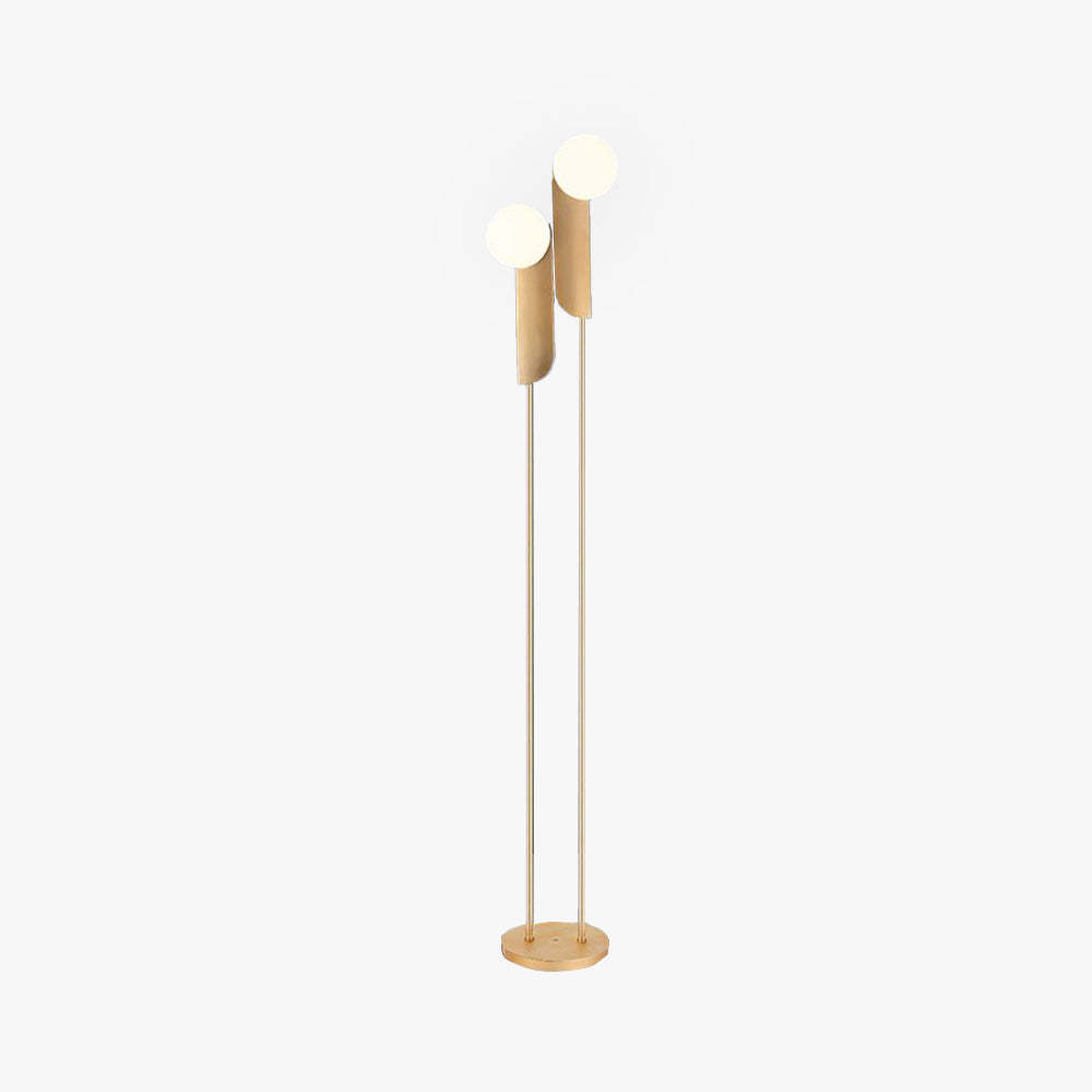 Salgado Minimalist Gold Floor Lamp
