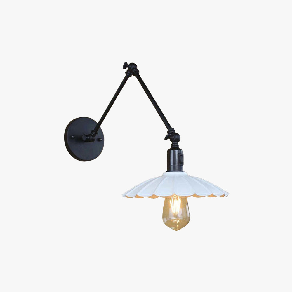 Brady Wall Lamp, adjustable metal bedroom lighting