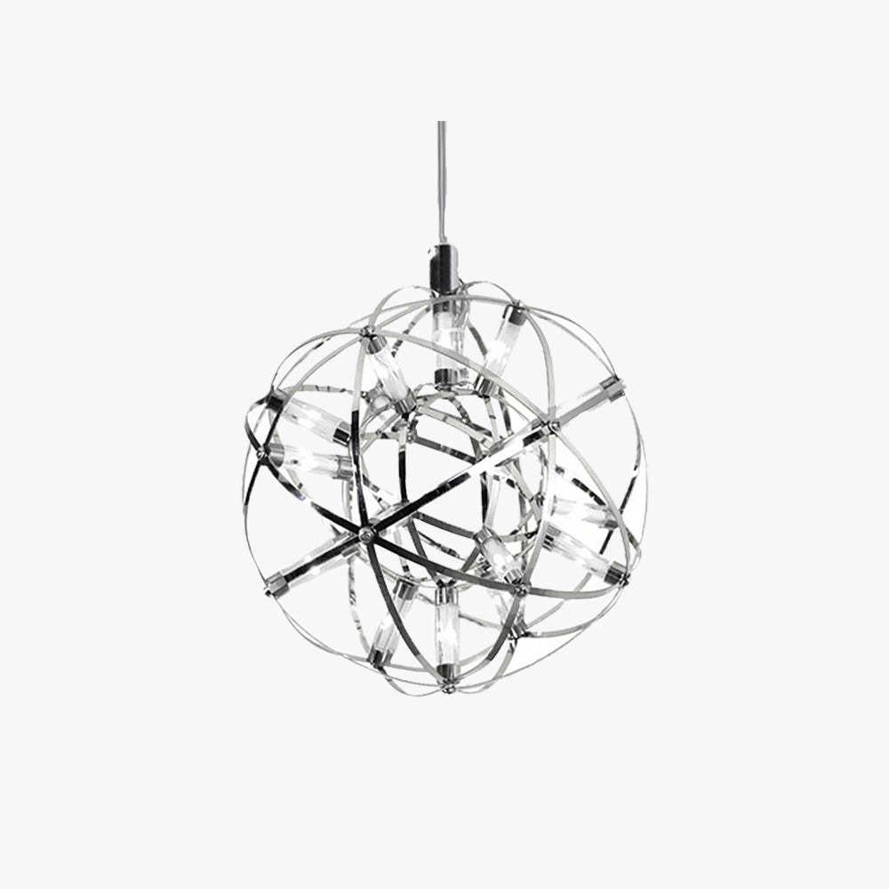 Lowry Firework Art Deco Orbit Shade Pendant Light