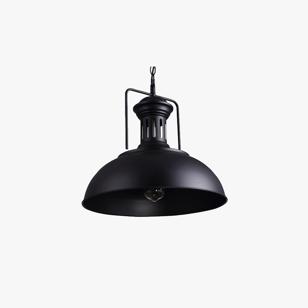Black vintage pendant light fixture
