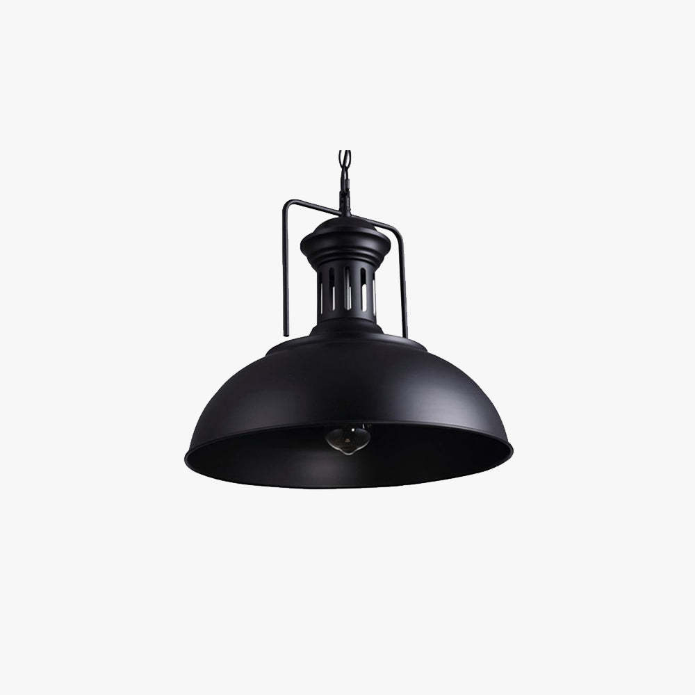 Black vintage pendant light fixture