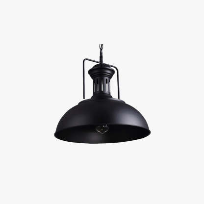 Black vintage pendant light fixture