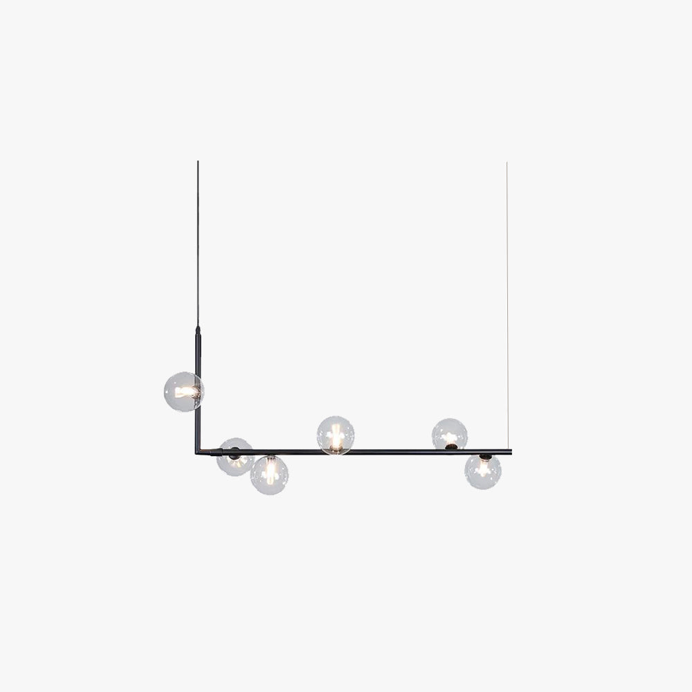 Valentina Minimalist Linear Pendant Light with 6/8 Heads