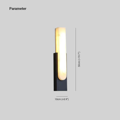Chan Wall Lamp Dimensions: 10cm x 50cm