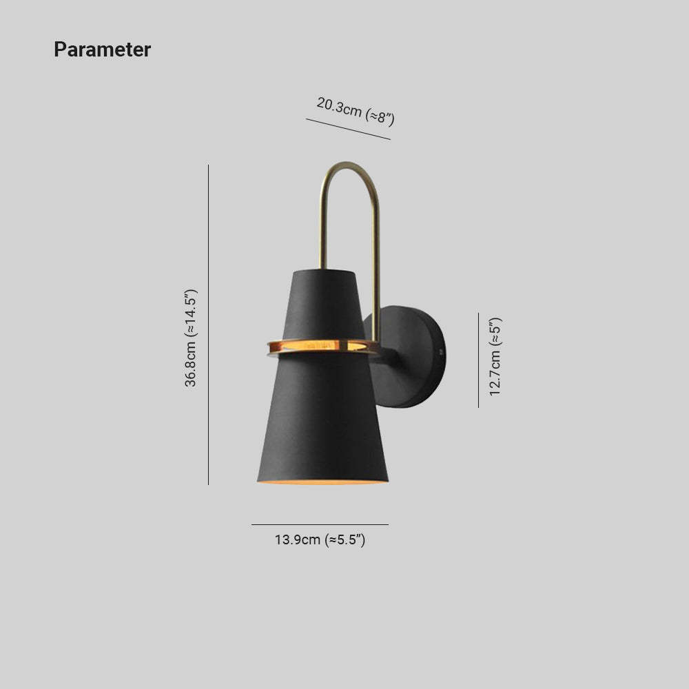 Dimensions of Morandi Metal Wall Lamp