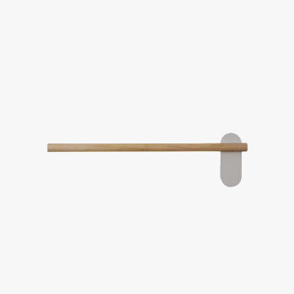 Ozawa Modern Linear Wood Wall Lamp, Natural Wood and White Design