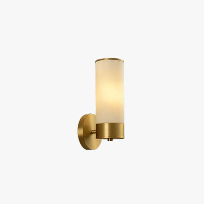 Leigh brass bedside lamp wall mounted