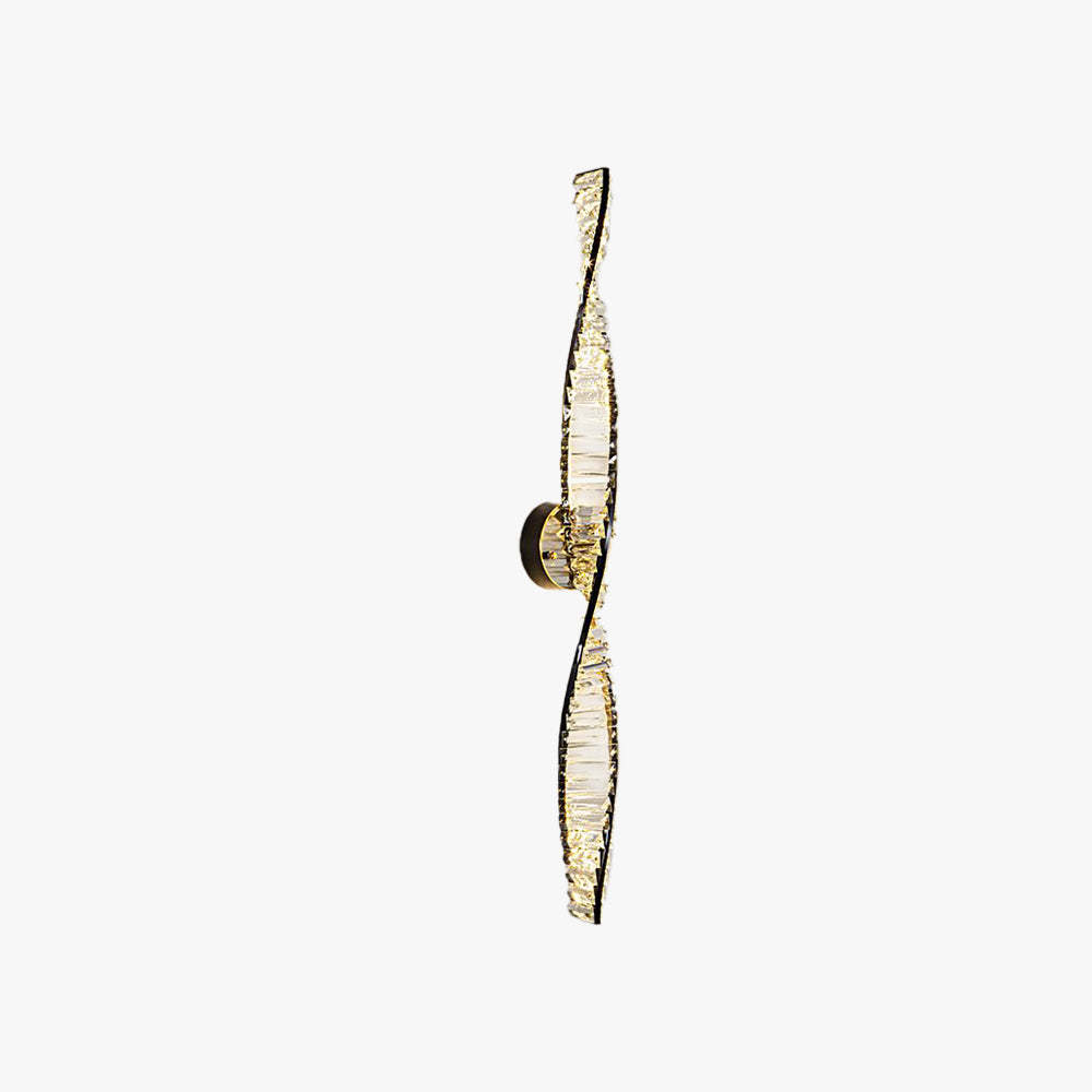 Kristy DNA Metal Crystal Wall Lamp - Modern Bedroom Lighting