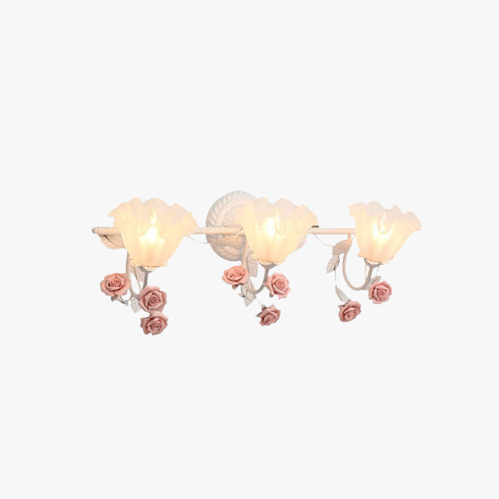 Félicie Vintage Flower Metal Wall Mounted Lamp