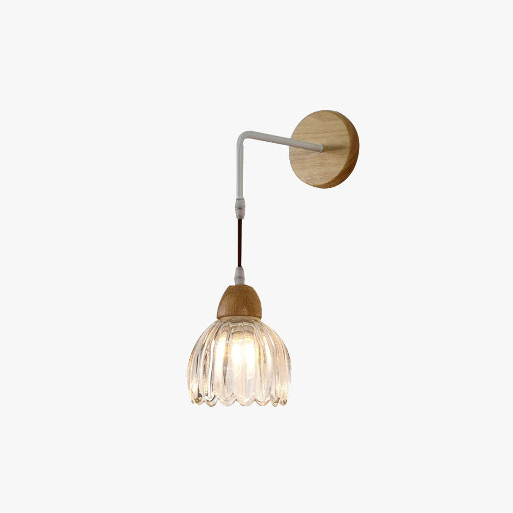 Lily Pleated Wall Lamp - Bedroom Vanity Lighting