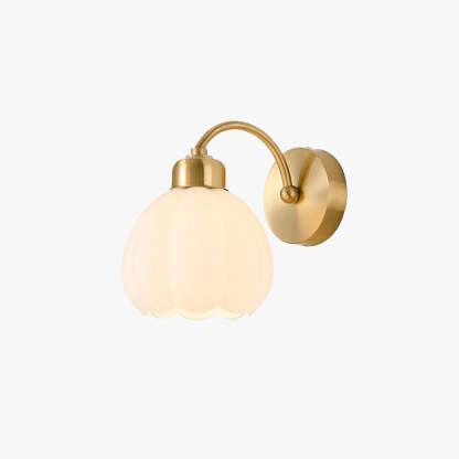 Lily Nordic wall lamp - Ivory bedroom lighting