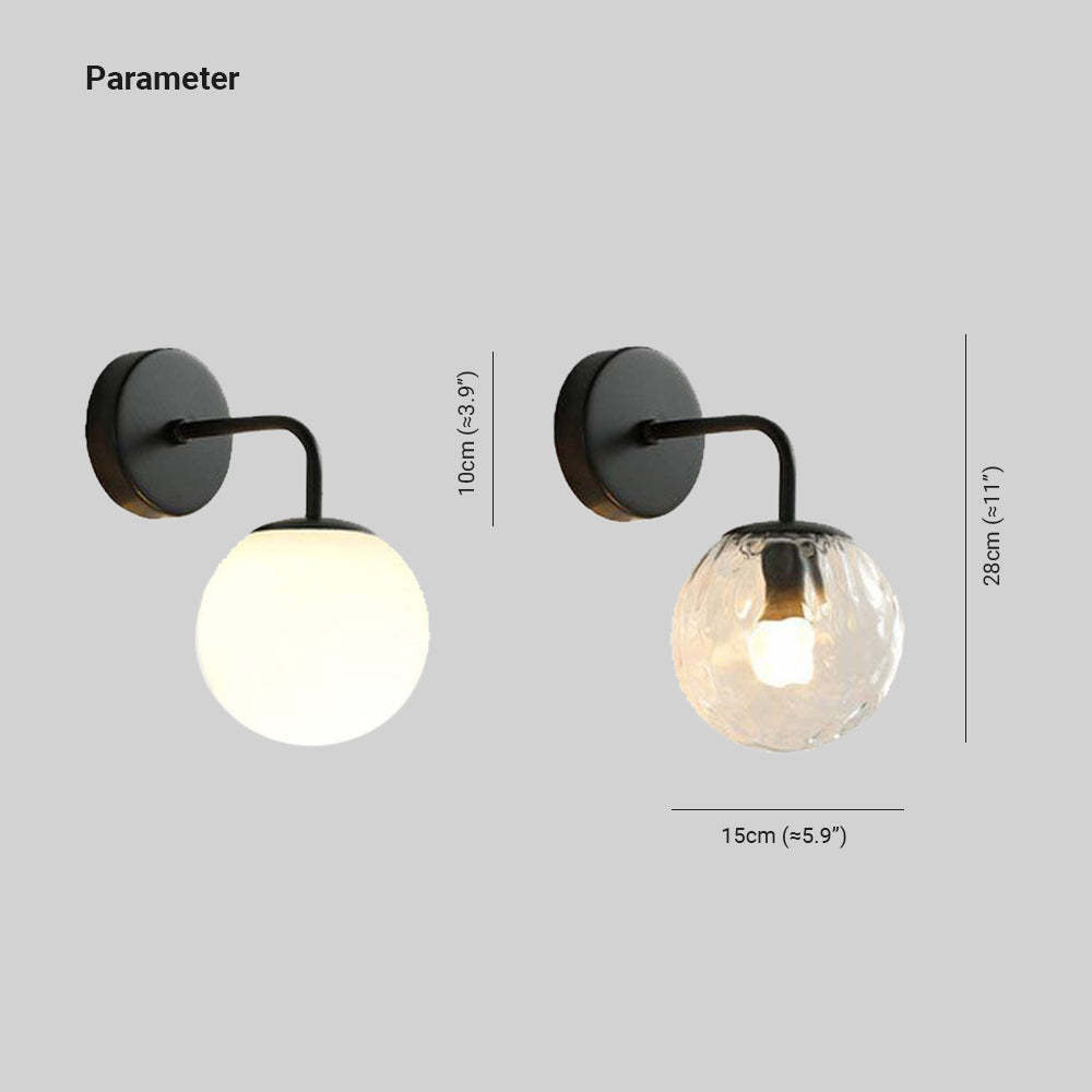 Valentina LED Wall Lamp - Dimensions