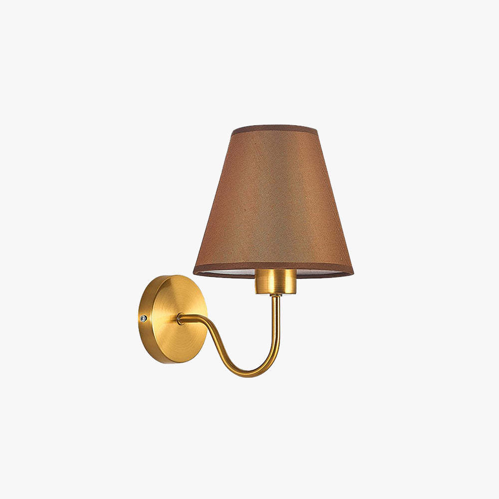 Eryn Nordic Fabric Metal Vanity Wall Lamp - Flaxen